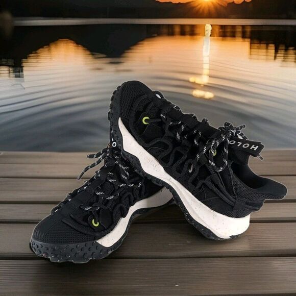 Holo Shoes - HOLO Zeus Women's 6.5 Black White Low Top Trail Hiking Sneakers Athletic Shoes